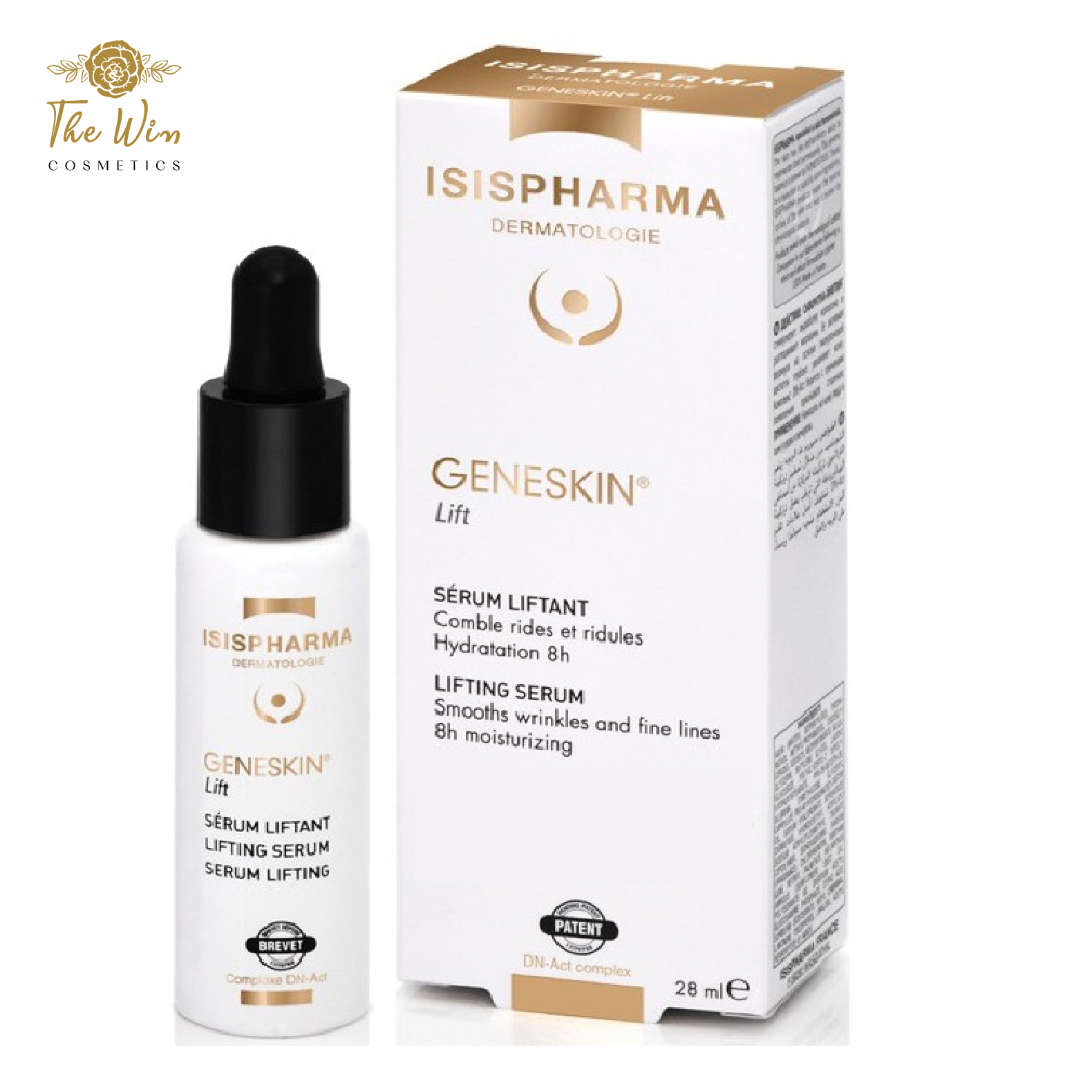 Serum Làm Mờ Nếp Nhăn, Ngăn Lão Hóa Geneskin Lift Serum - ISIS Pharma 28ml - 3760269770089