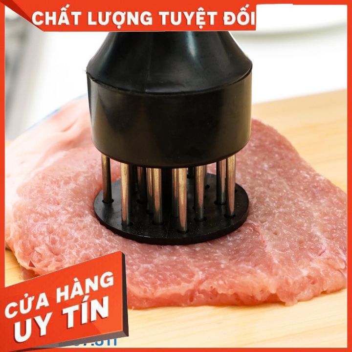 Dụng cụ l&agravem mềm thịt xăm da heo quay gi&ograven. Dụng cụ xăm thịt loại lớn 21 kim.