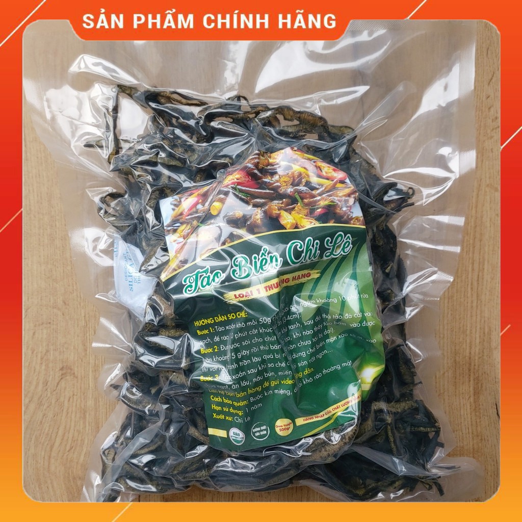 Combo 2kg Tảo xoắn Thượng hạng + tặng 1 gói rong biển 40 gram