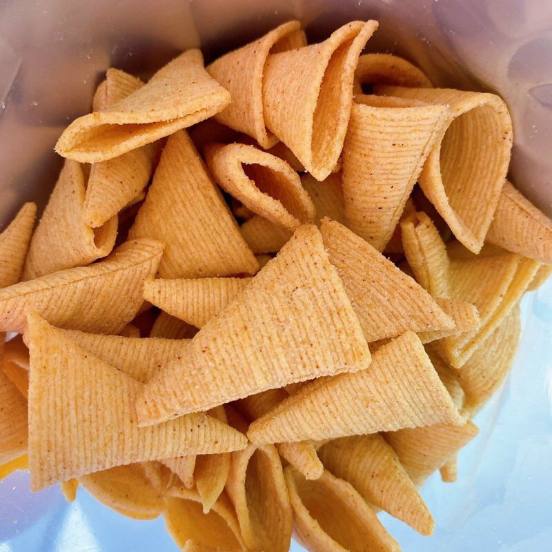 1kg Bánh snack hình chóp nón, snack nón