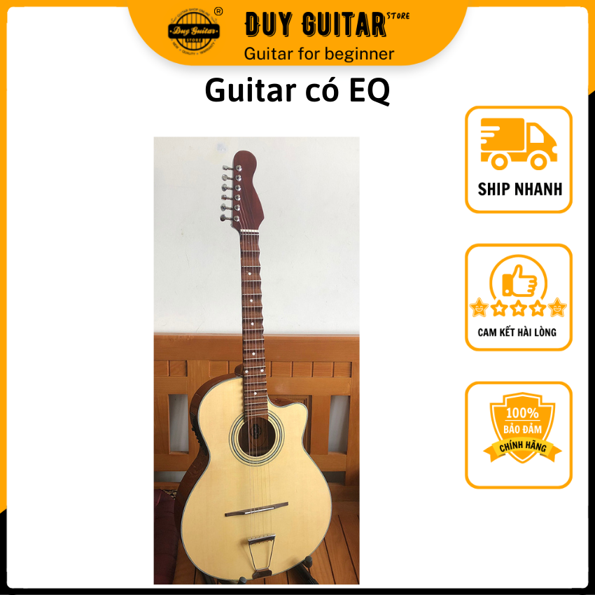 Đàn guitar phím lõm vọng cổ DVC100X có EQ 7545R đàn guitar vọng cổ cho Âm thanh mùi, chuẩn cổ nhạc Duy Guitar Store