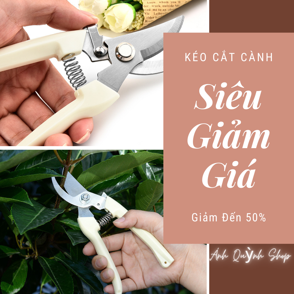 Kéo cắt cành, kéo tỉa cành thép không gỉ, Kéo cắt cành chuyên dụng