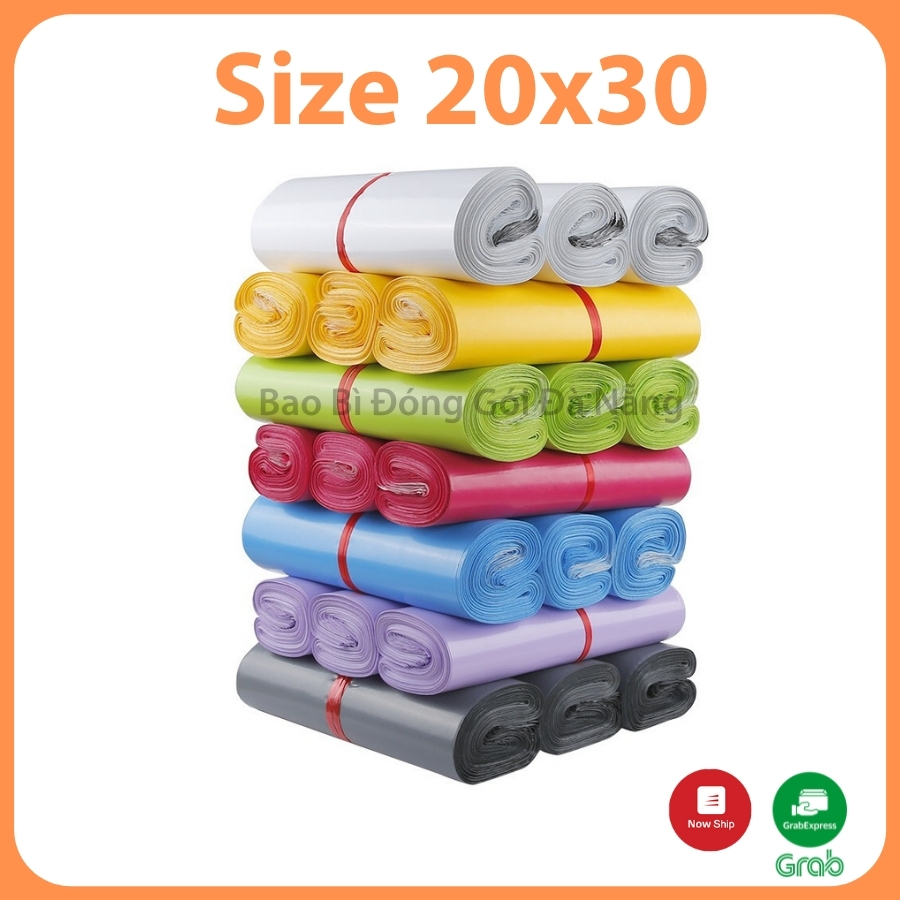 Túi gói hàng niêm phong Size 20x30 cuộn 100 túi