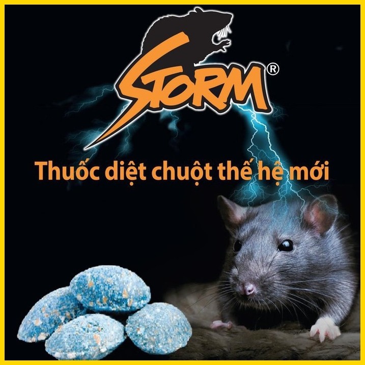 10 Viên Thuốc diệt chuột Storm - Thuốc diệt chuột thế hệ mới, Diệt chuột ngay từ lần ăn bả đầu tiên