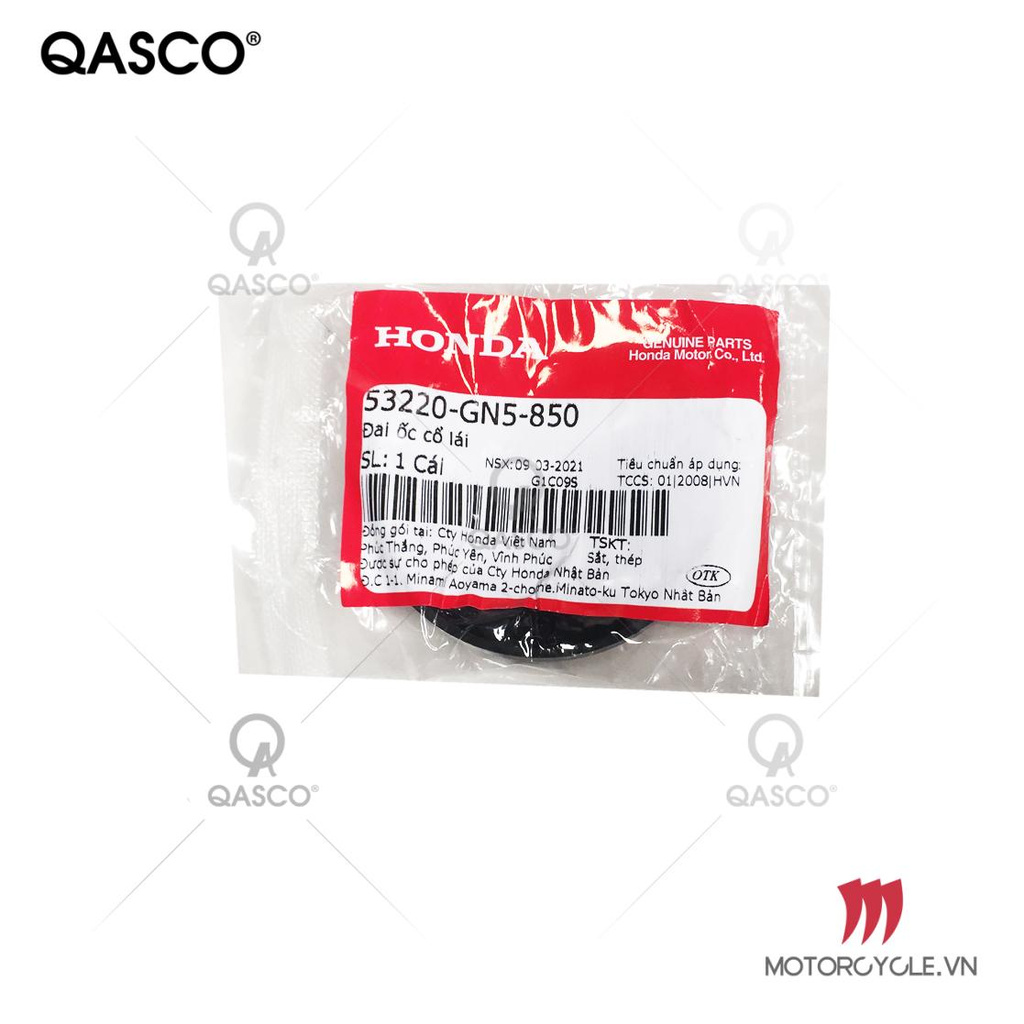 Đai ốc cổ lái honda ab110, dream, wave qasco