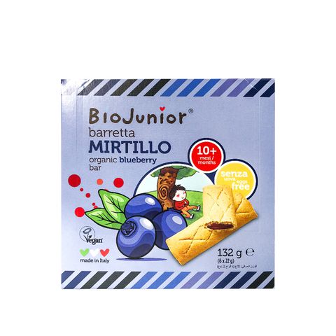 Bánh ăn dặm hữu cơ cho bé vị việt quất Bio Junior 132g