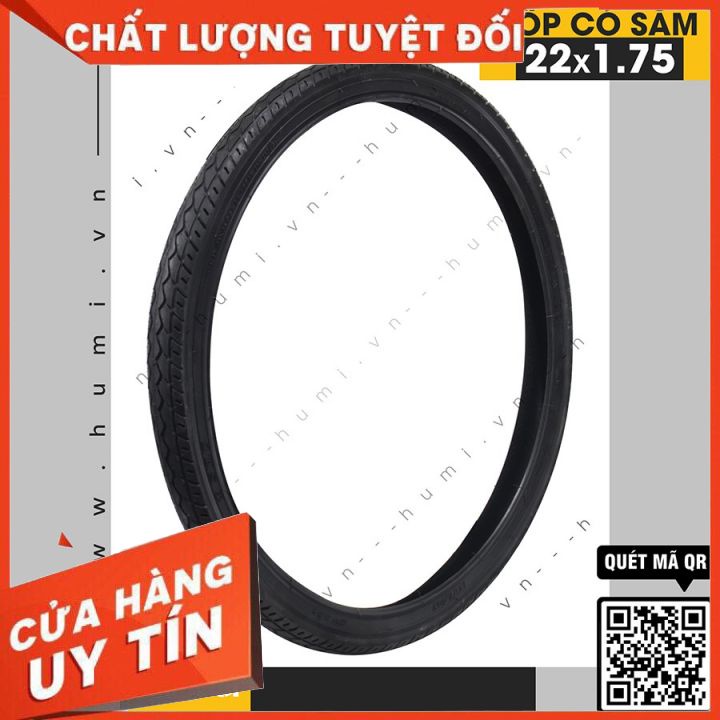 Lốp có săm sao vàng 22x1.75 hàng chuẩn, siêu bền
