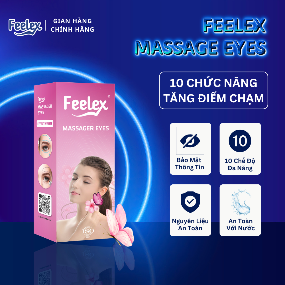 Máy massager Feelex 10 chế độ chuyên sâu, đa năng, tiện dụng, thời gian sử dụng lâu