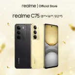 Điện thoại thông minh realme C75 RAM 8G +16GB Rom 512GB Kháng nước IP69 pin trâu bảo hành chính hãng 12 tháng