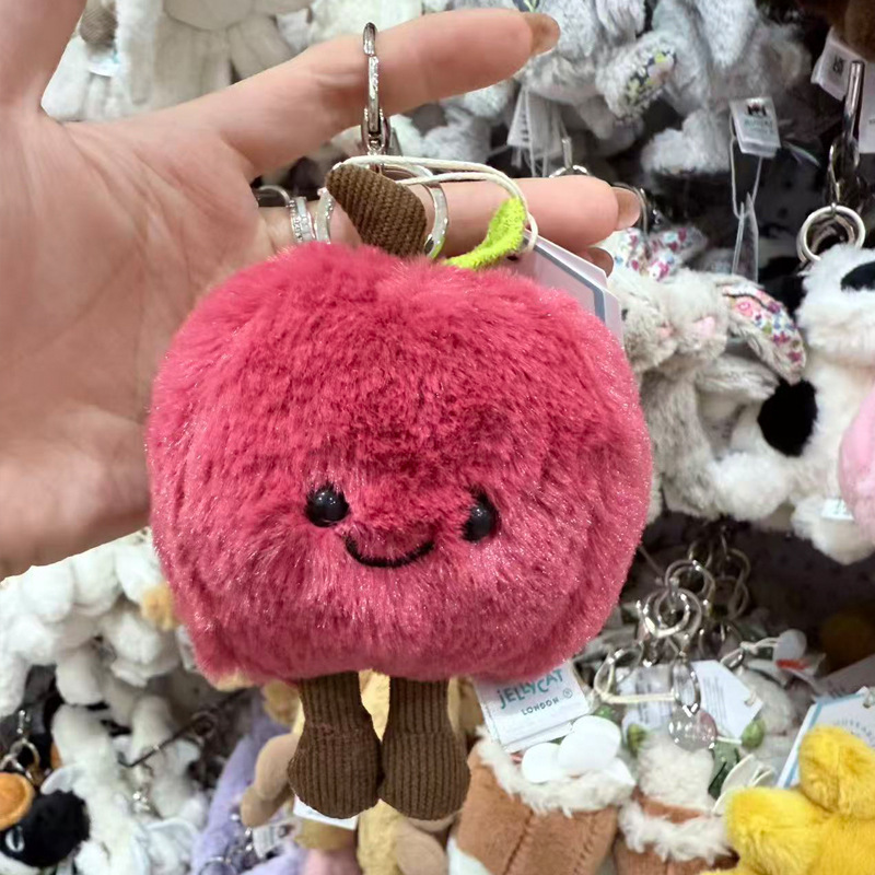 jellycat Mặt dây chuyền có đầy đủ ba nhãn hiệu và một con dấu thép, với các họa tiết Gấu Barcelona, Cà Tím và Bánh Sừng Bò, khiến nó trở thành một món quà hoàn hảo. - 2
