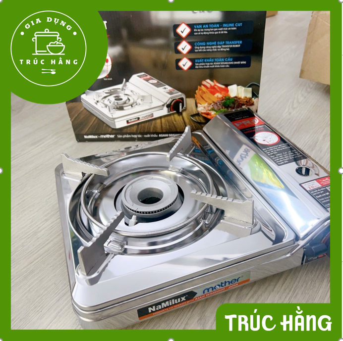 Bếp gas mini inox namilux pl-2111as cao cấp an toàn, tiết kiệm gas