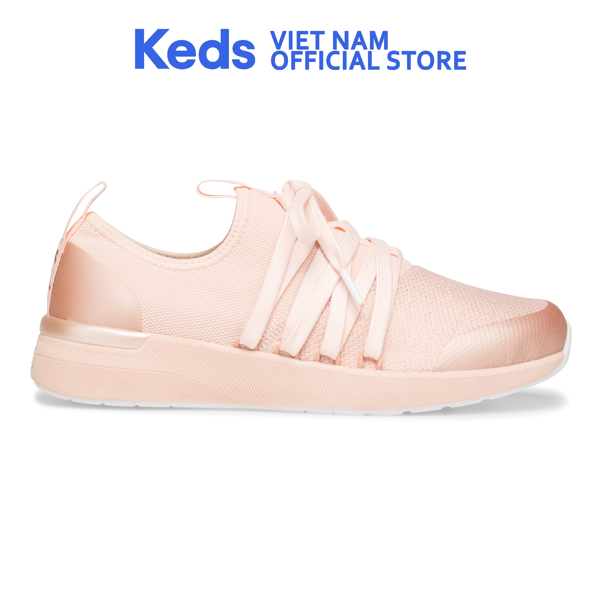 Giày Lười Slip On Keds Nữ - Studio Flash Mesh Rose Gold - KD060346