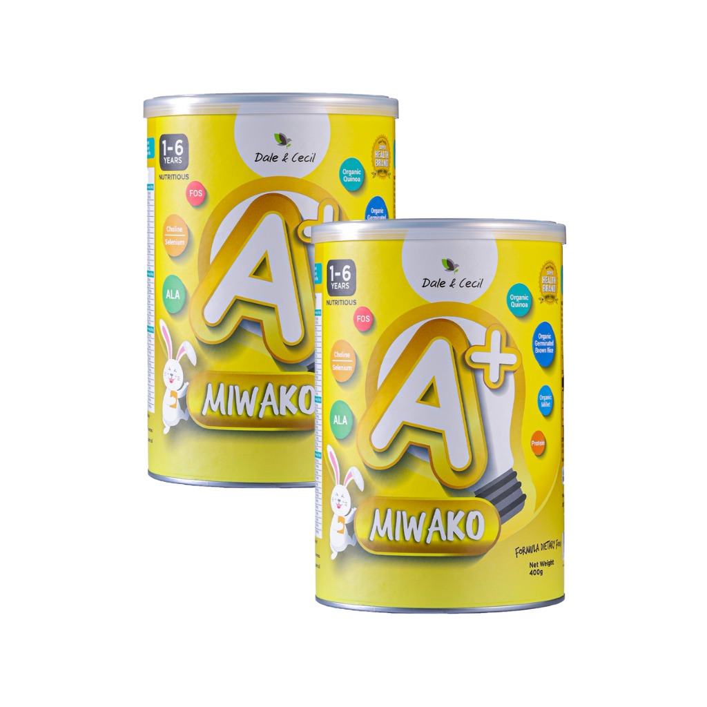Milk Miwako + a box 400g flavor vanilla imported Malaysia, milk, milk allergy nitrogen milk cow-development support height and intelligence for child-bookstore Montessori - 3