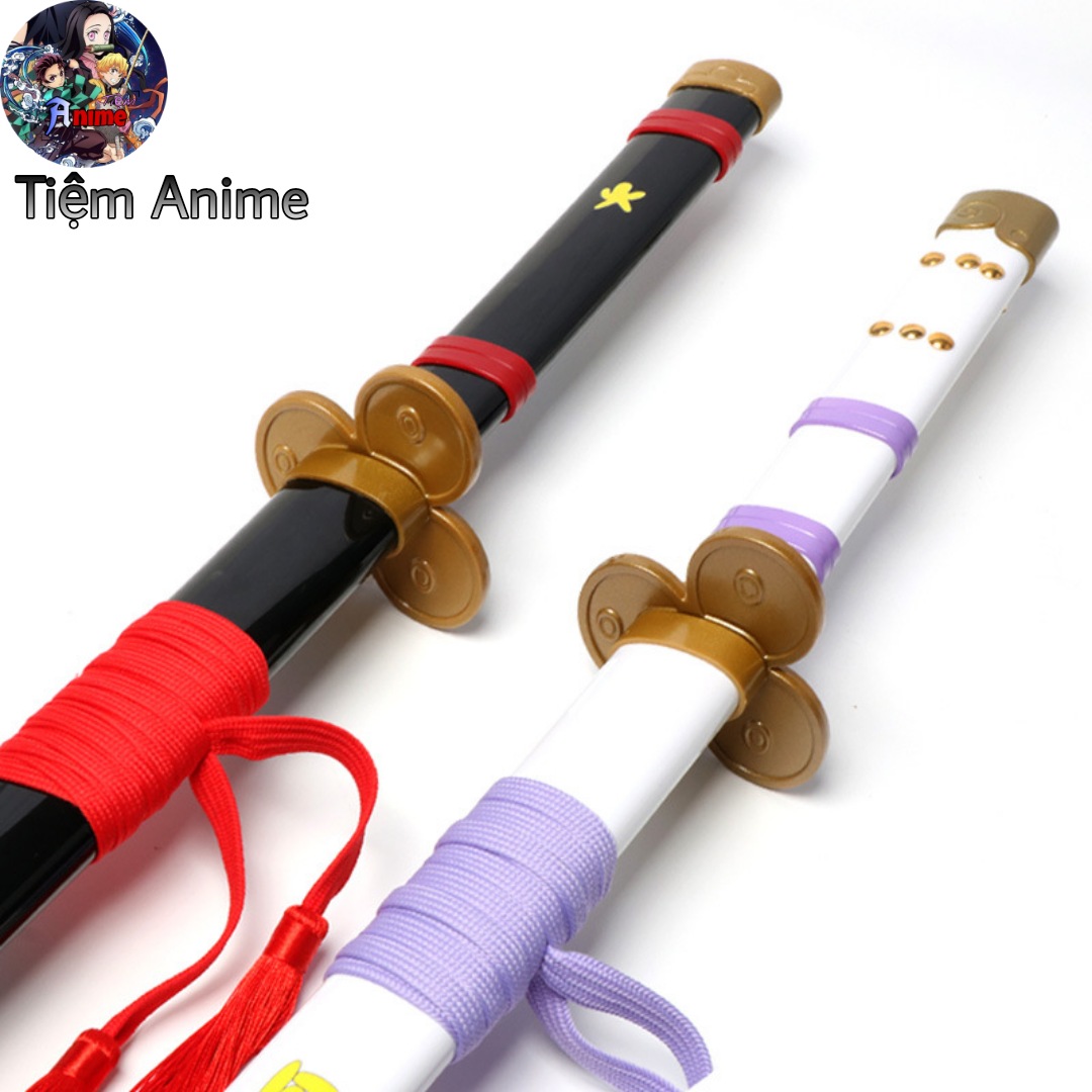 Enma, Habakiri, Mô hình kiếm gỗ: Bạn có biết rằng Enma và Habakiri là hai trong số những kiếm đỉnh cao nhất trong anime One Piece? Hãy xem mô hình kiếm gỗ này để thấy được sự tài ba của những kiếm sĩ trong One Piece.