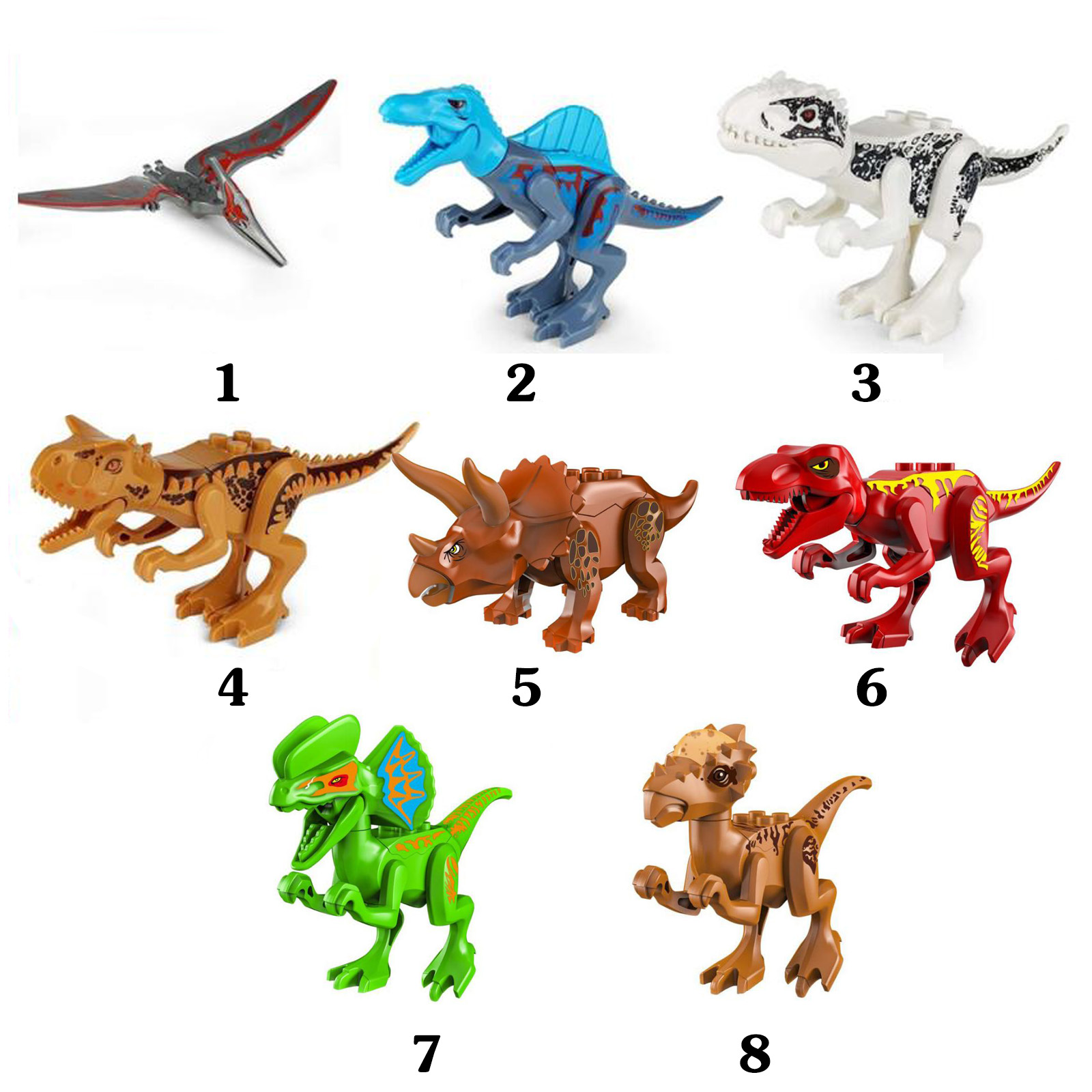 Đồ chơi lắp ráp Minifigures Các loại khủng long