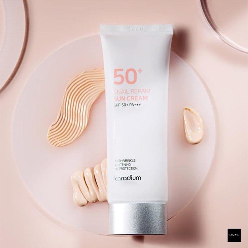 Kem chống nắng Karadium Snail Repair Sun Cream spf 50+ pa+++, cam kết hàng đúng mô tả, chất lượng đảm bảo an toàn đến sức khỏe người sử dụng, đa dạng mẫu mã, màu sắc, kích cỡ