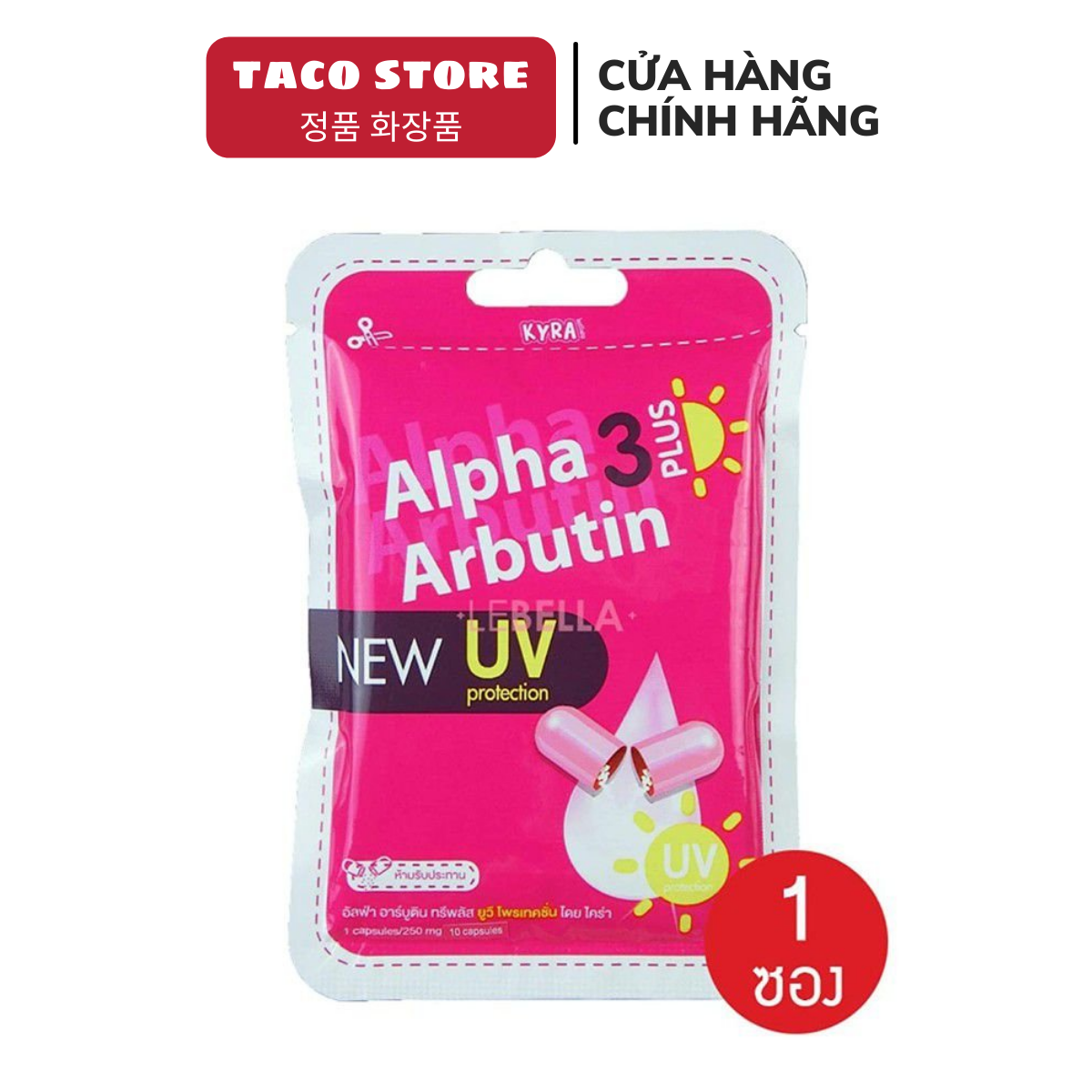 Viên Kích Trắng da Alpha ArBurtin Thái Lan