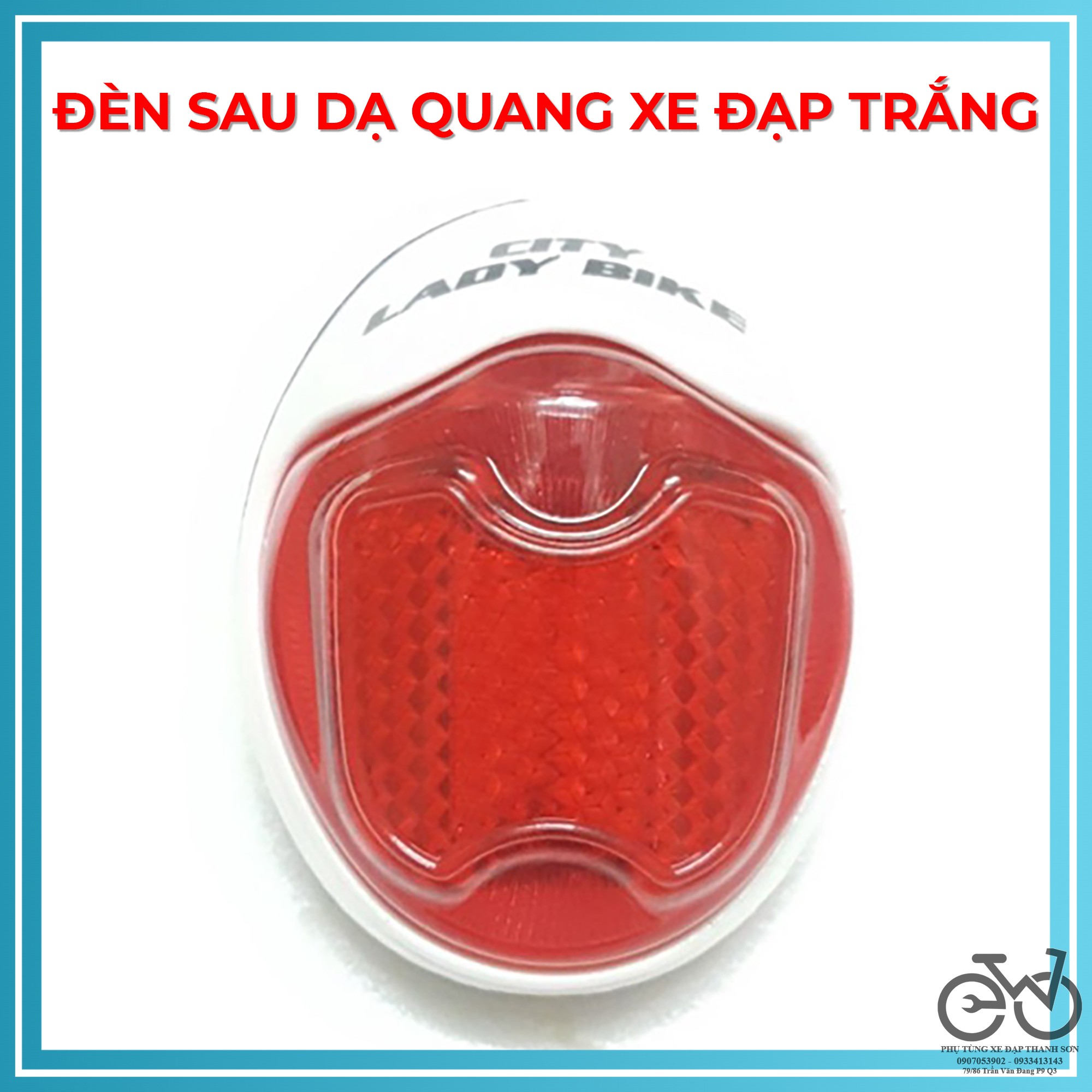 Đèn phản quang xe đạp lắp phía sau cao cấp