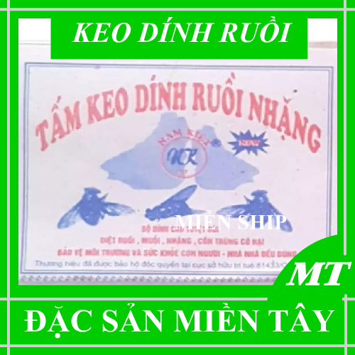 100 miếng keo dính ruồi. Shop Đặc Sản  Miền Tây bảo hành hư hỏng trong quá trình vận chuyển.