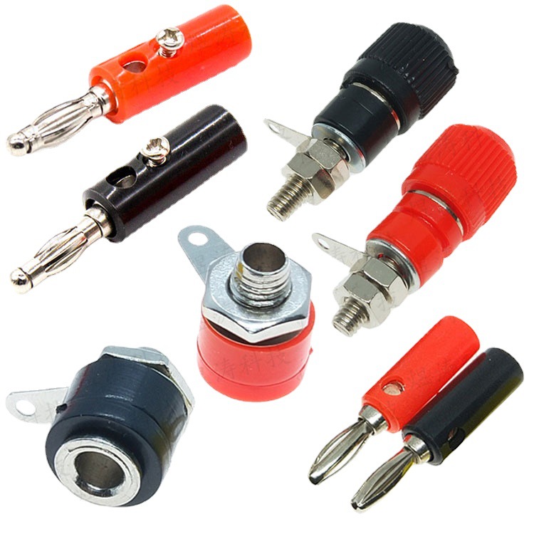 Jack Bắp Chuối 4mm đực, cái, màu đen, đỏ