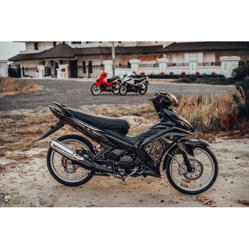 Tem rời Exciter 135 Lc đen indo