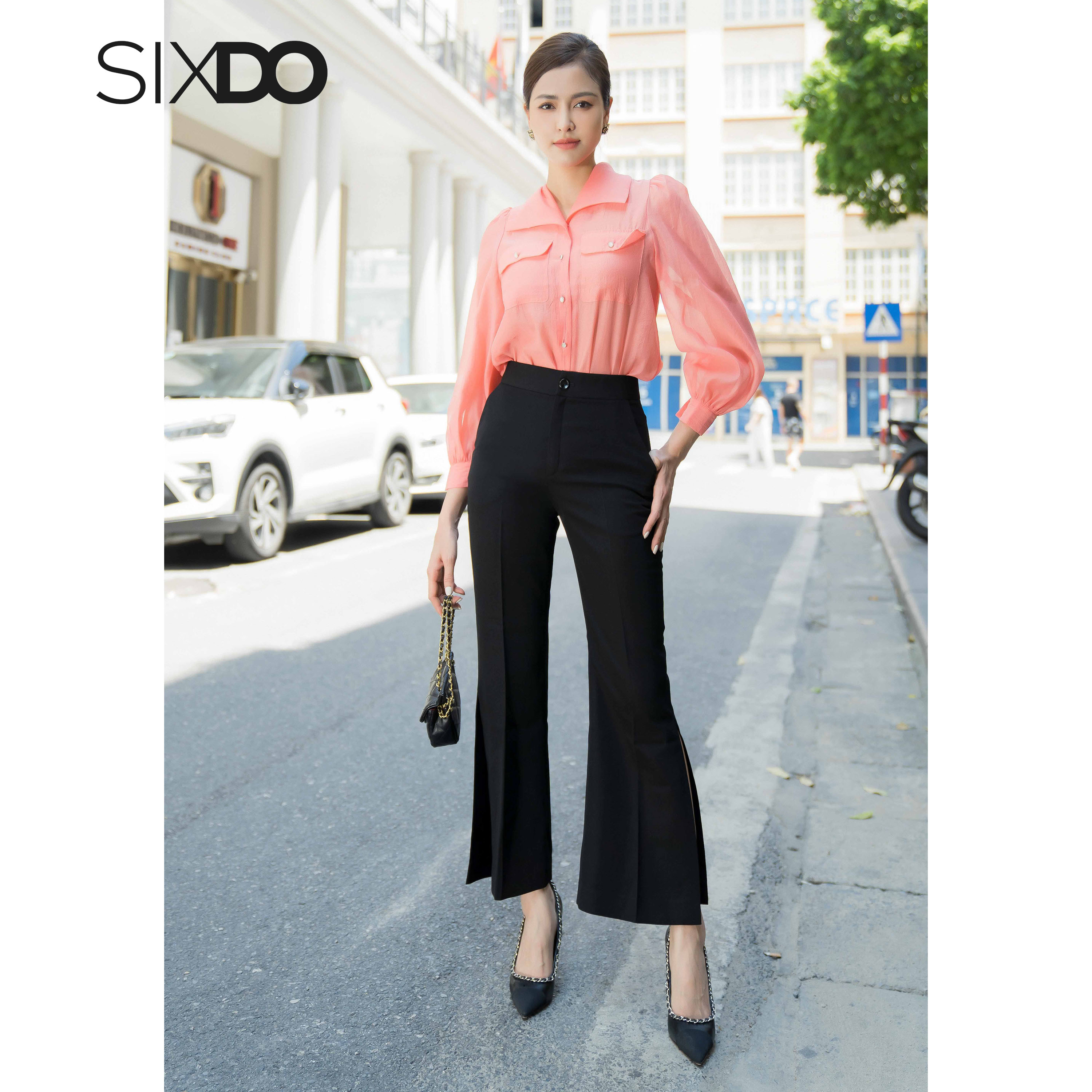 Quần nữ xẻ ống ngoài thời trang SIXDO