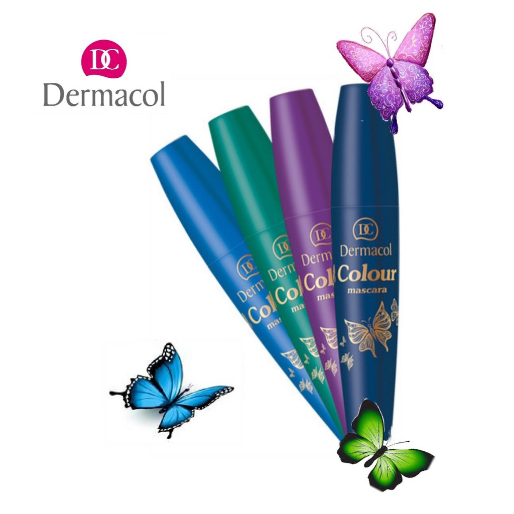 Chuốt mi dermacol colour mascara màu sắc làm dài và dày mi 10ml