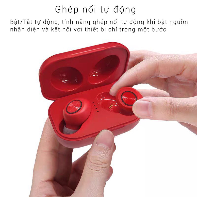 [BẢN MỚI 2022] Tai nghe không dây Bluetooth 5.0 TWS_DX33 bản 2022, công nghệ chống ồn thông minh, chất lượng âm thanh tuyệt vời, pin khủng