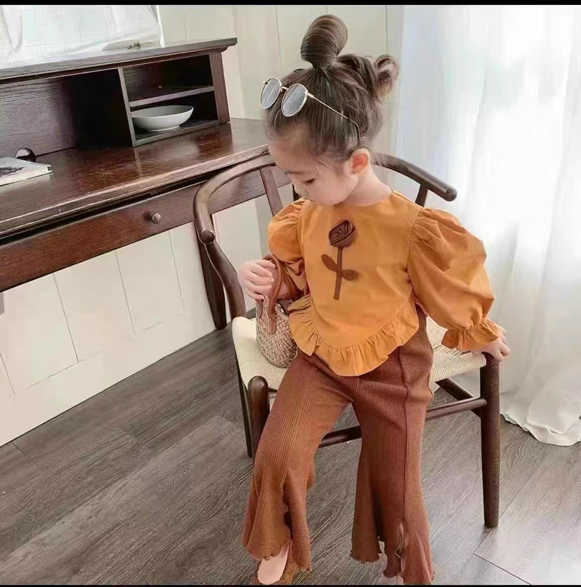 Set ống loe hoa siêu sang chảnh cho bé 10-20kg