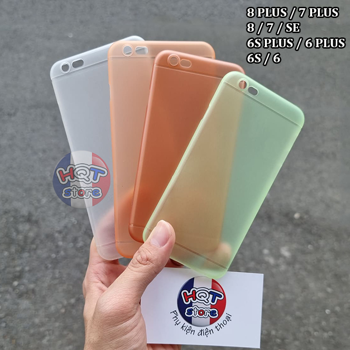 Ốp lưng siêu mỏng isen slim 0.4mm iphone se / 8 plus / 7 plus / 8 / 7 / 6s plus / 6 plus / 6s / 6
