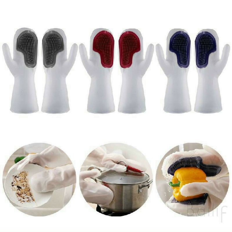 [ HÀNG MỚI ] Găng tay silicon kiêm miếng rửa bát, Găng tay silicon tạo bọt rửa bát đa năng, bao tay rửa chén tạo bọt, Bao tay rửa chén đa năng