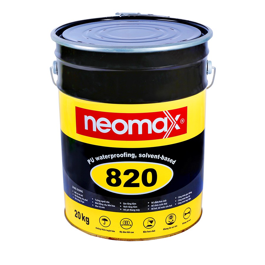 Neomax 820 - Hợp chất chống thấm đàn hồi cao một thành phần