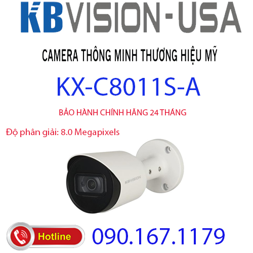 HCMCamera 4 in 1 hồng ngoại 8.0 Megapixel KBVISION KX-C8011S-A