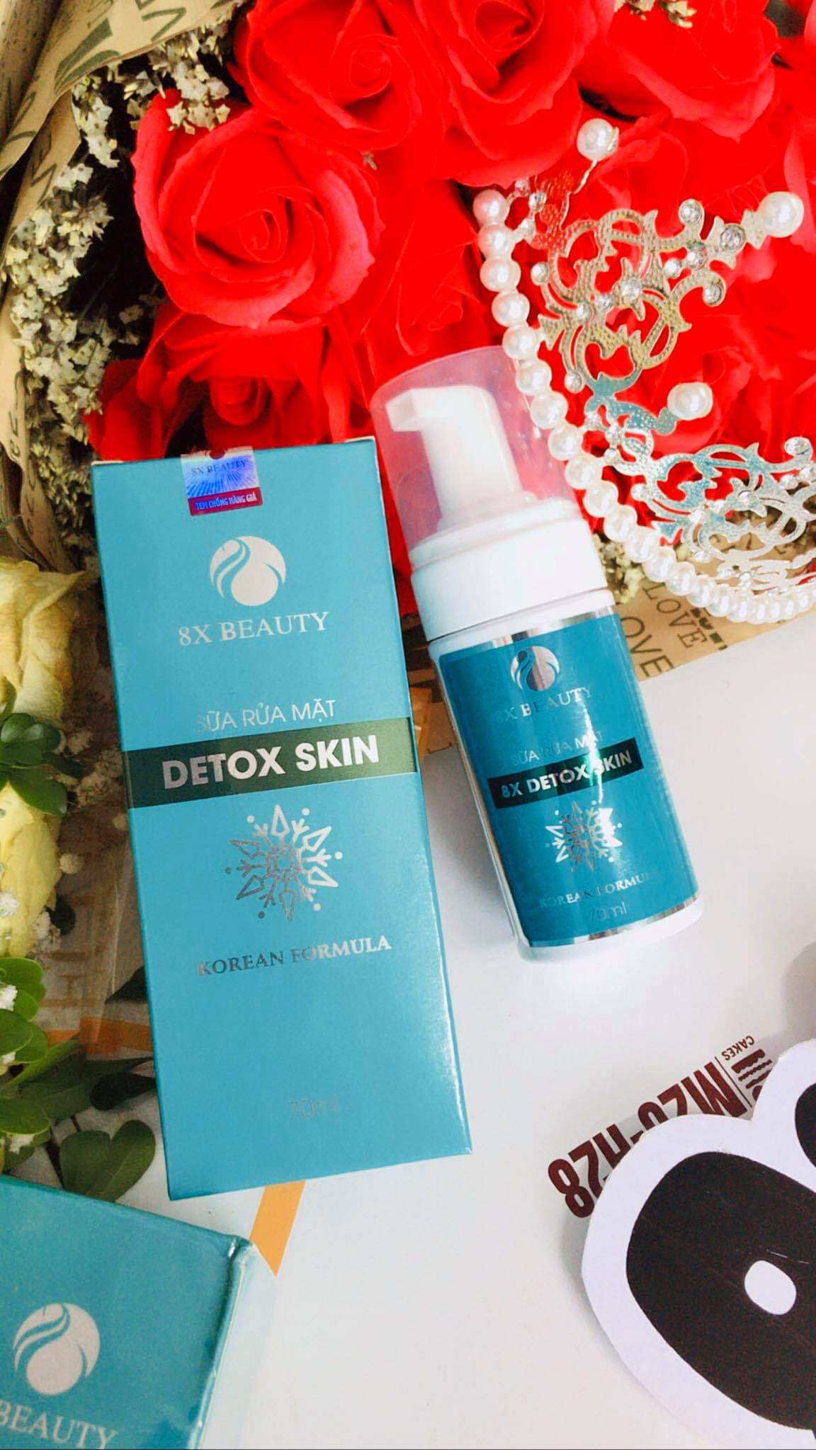 sữa rửa mặt 8x beauty