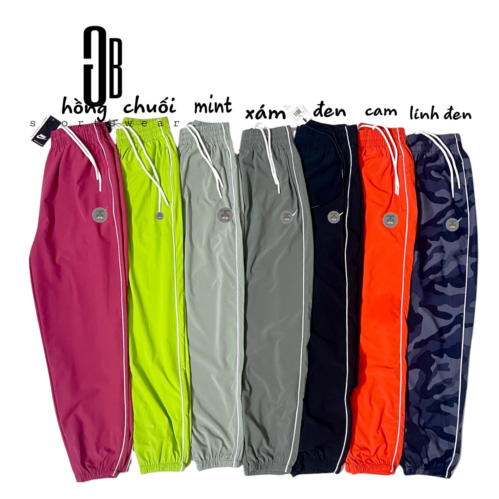 Quần thể thao jogger nam nữ unisex ống rộng tập gym yoga chất thun si co giãn nhẹ cực trend