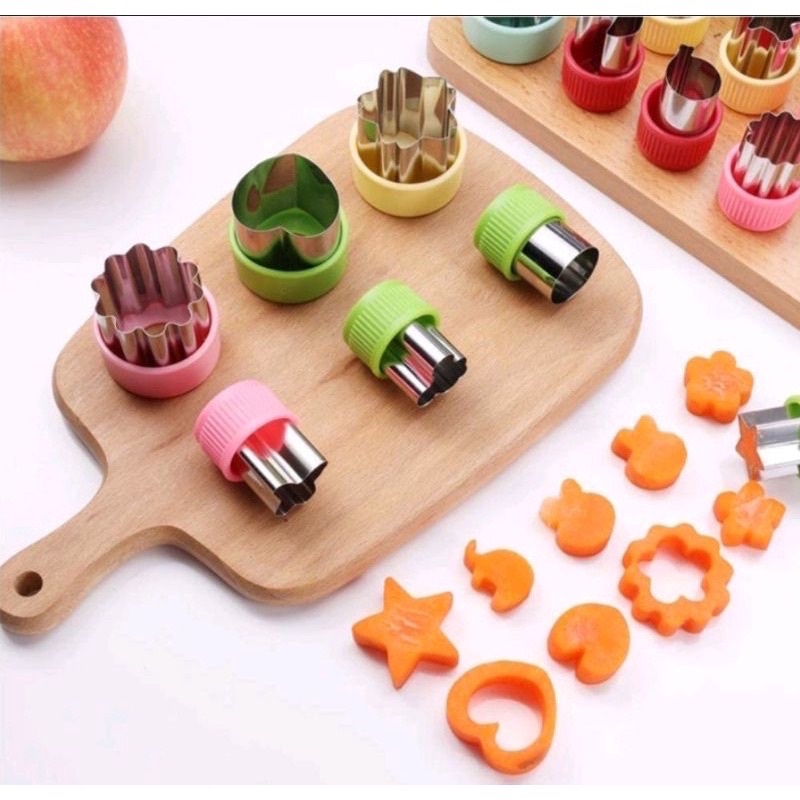 Khuôn nhấn rau củ sét 3 khuôn_khuon tạo hình rau củ quả