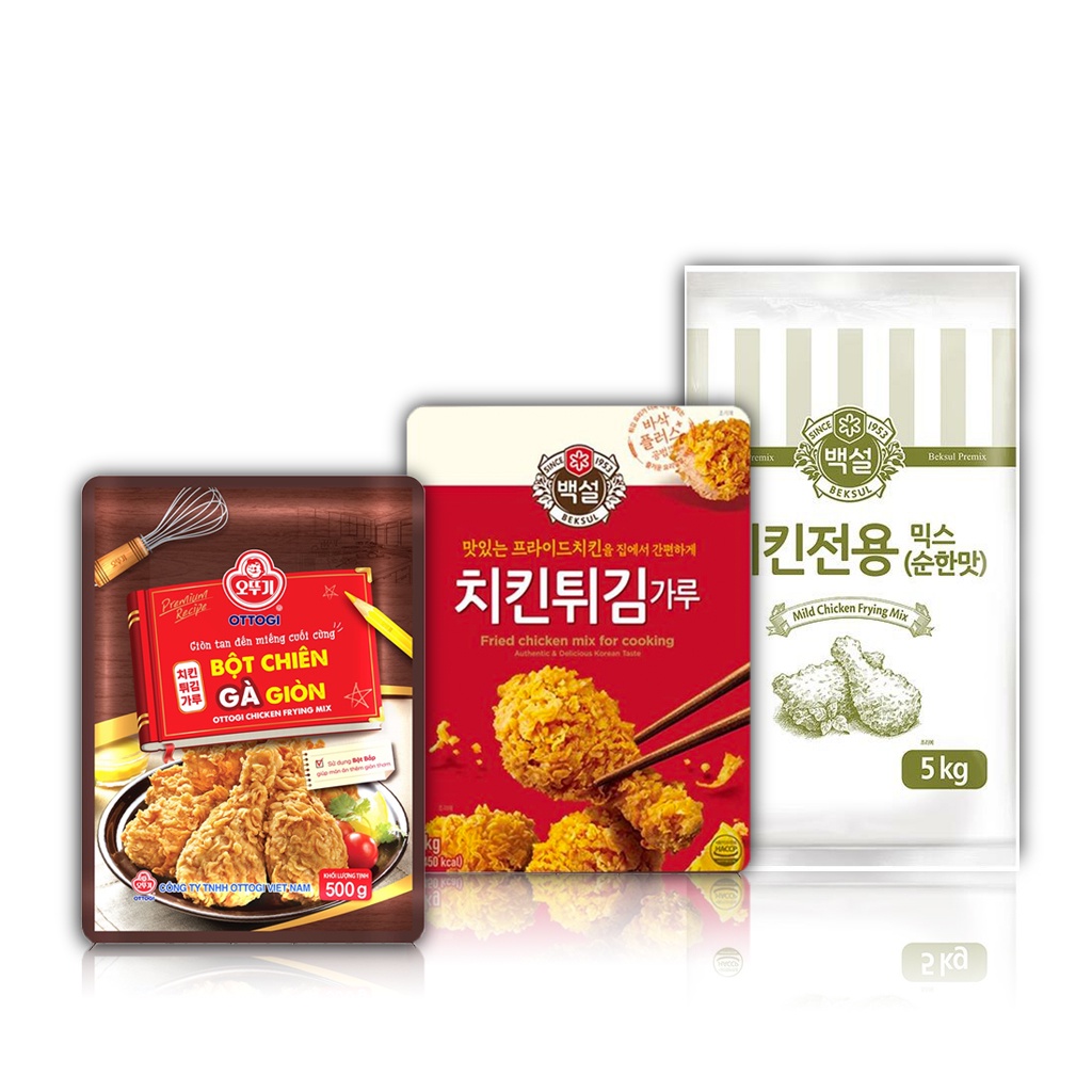 Bột Chiên Gà Rán Hàn Quốc CJ Gói 1kg KFC