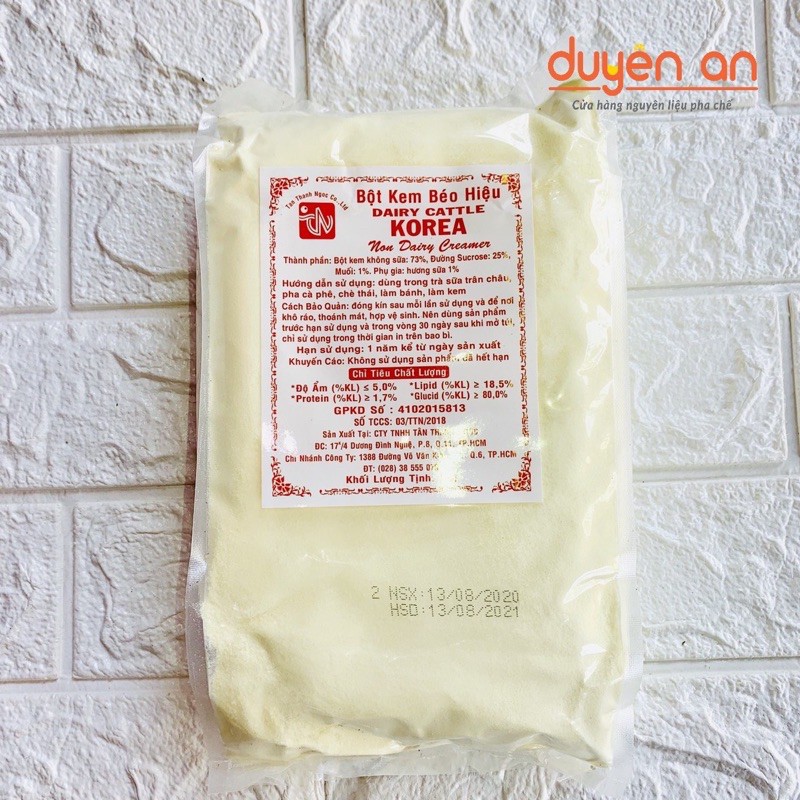 [HCM]Bột kem béo hiệu Dairy Cattle Korea 1kg