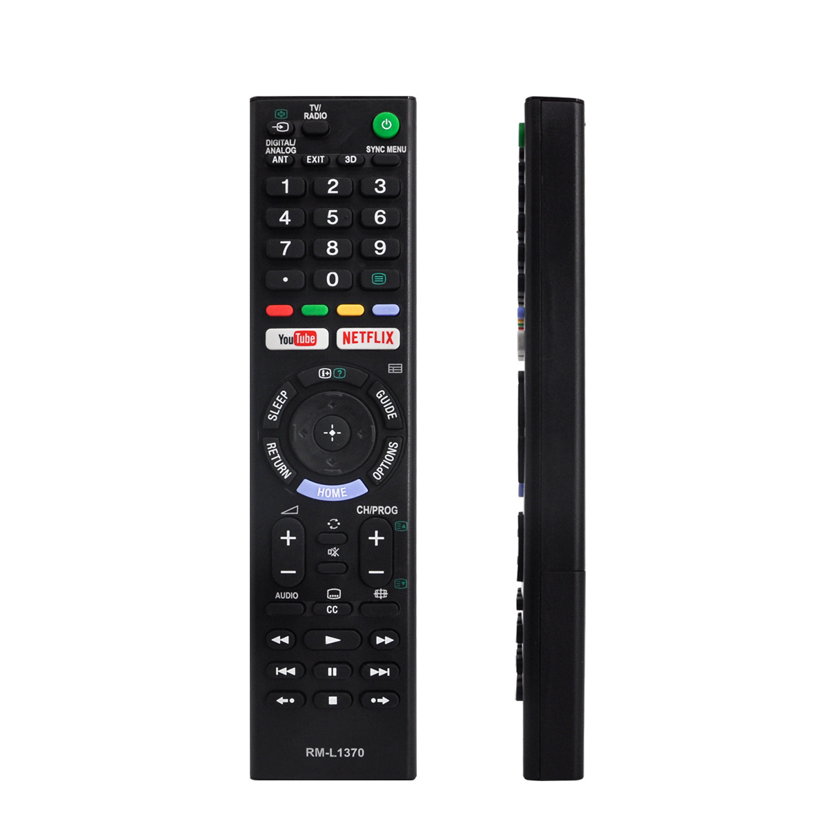 Điều khiển remote tivi sony smart rm-l1370 netflix-youtube