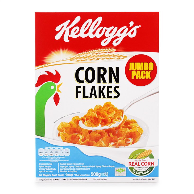 Ngũ cốc ăn sáng corn flakes kellogg's 275g xuất xứ thái lan