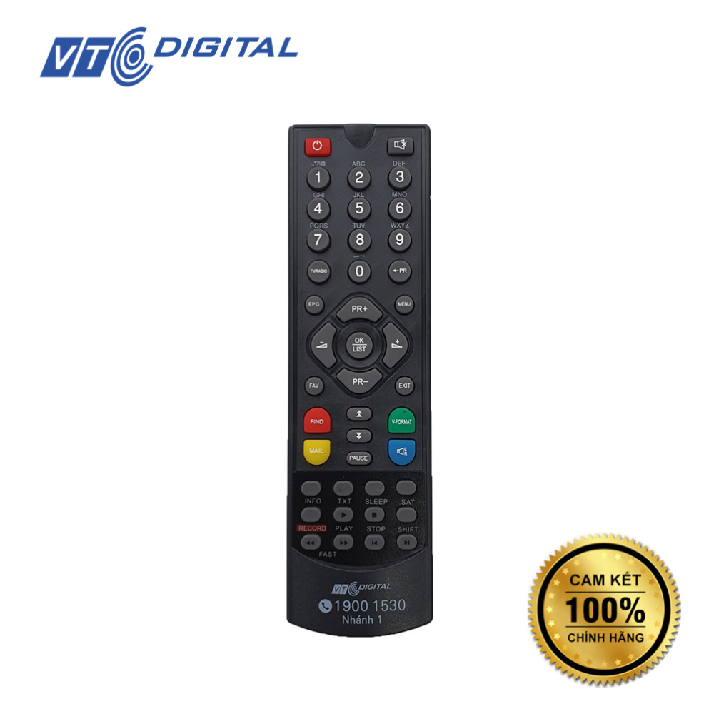Điều khiển đầu thu VTC-HD9 - VTC Digital Store