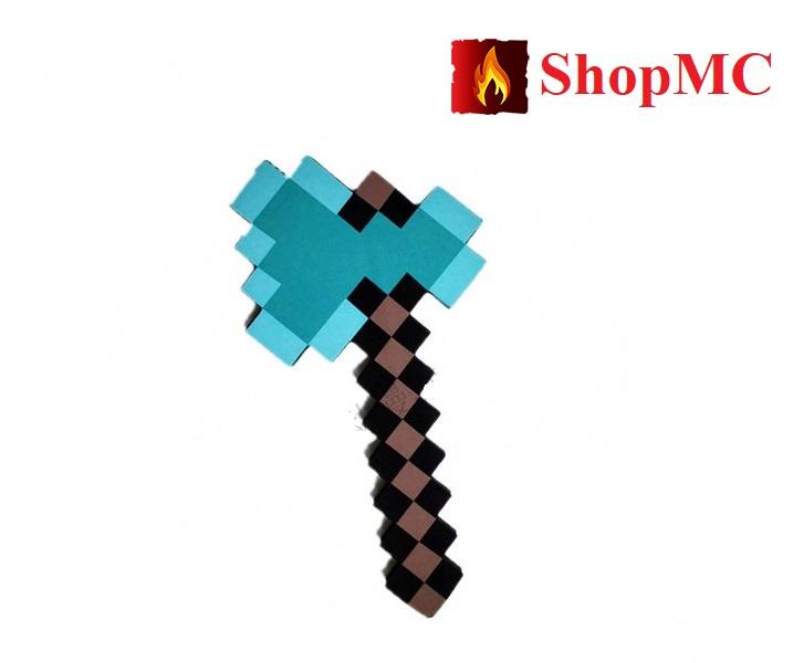 Đồ chơi mút xốp rju kim cương minecraft