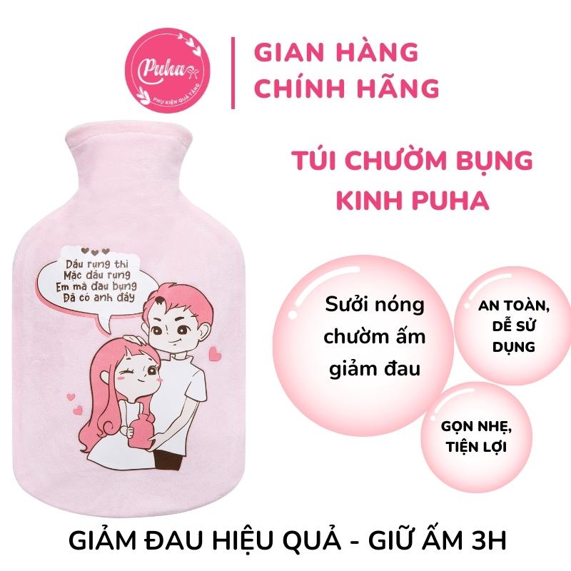 Túi chườm nóng lạnh đa năng túi chườm bụng kinh nam tặng nữ phiên bản túi chườm tình yêu bigsize
