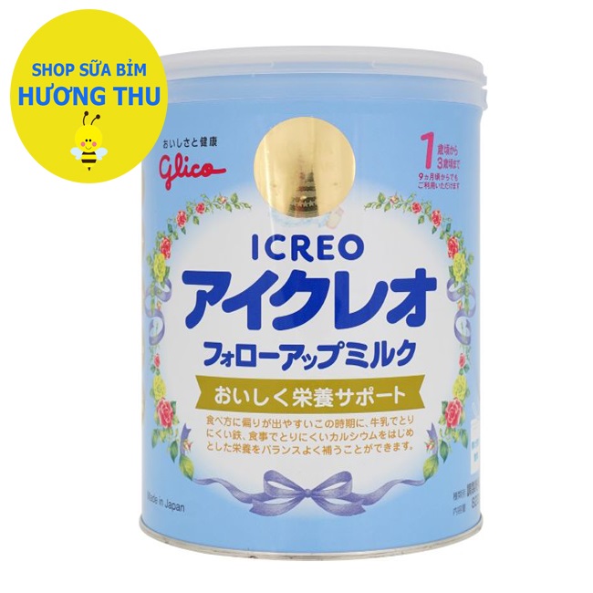 Sữa glico icreo số 1 lon 820g, cho bé từ 9 đến 36 tháng tuổi