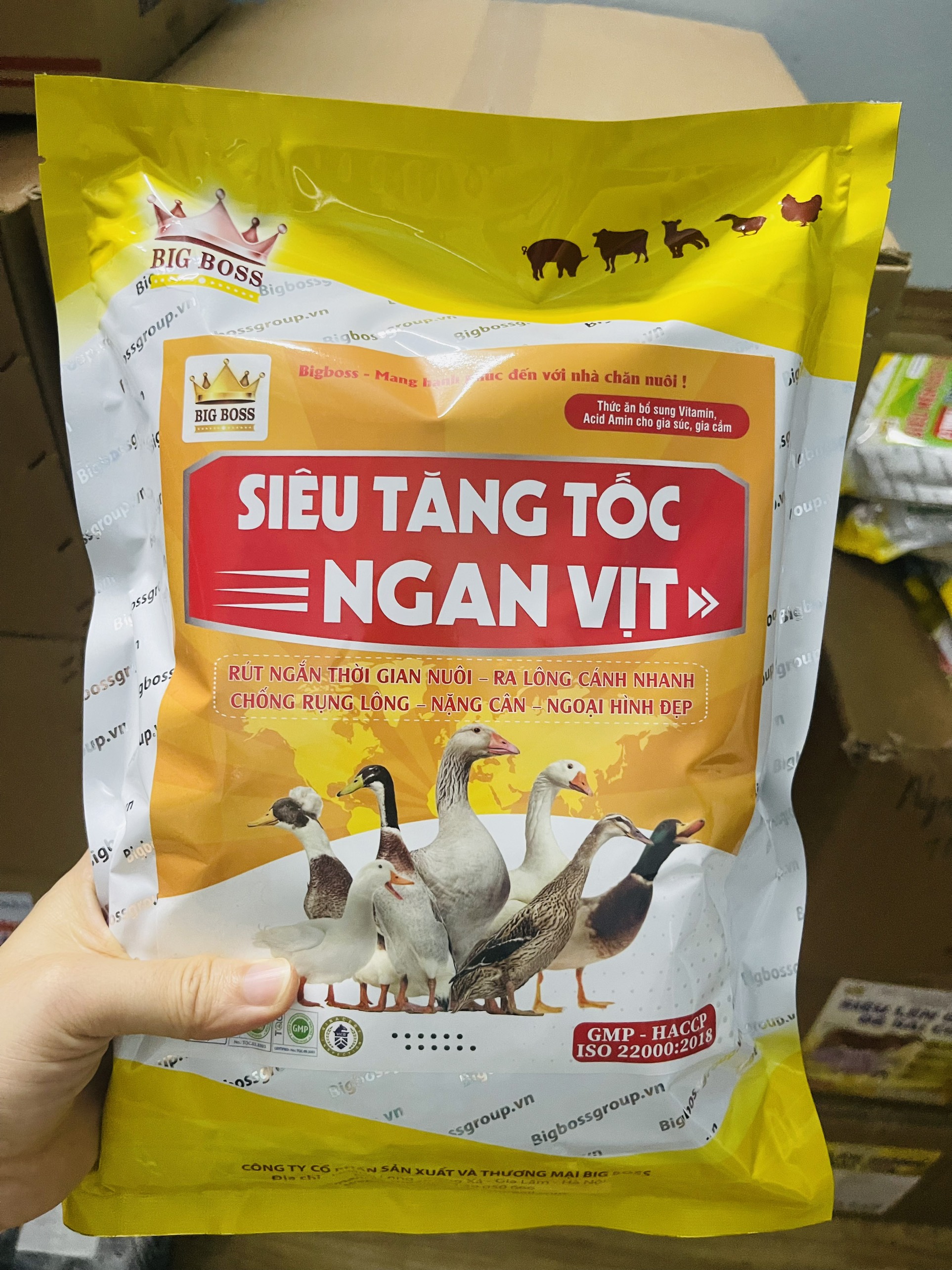 Siêu tăng tốc ngan vịt dùng cho nhanh lớn, rút ngắn thời gian nuôi