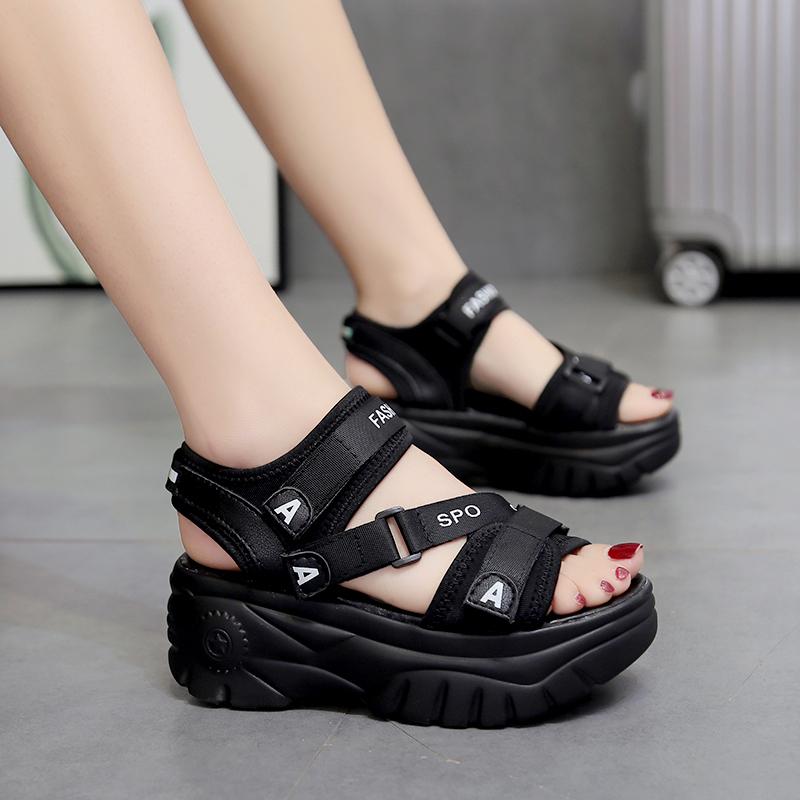 Giày sandal đế bánh mì cá tính S116D