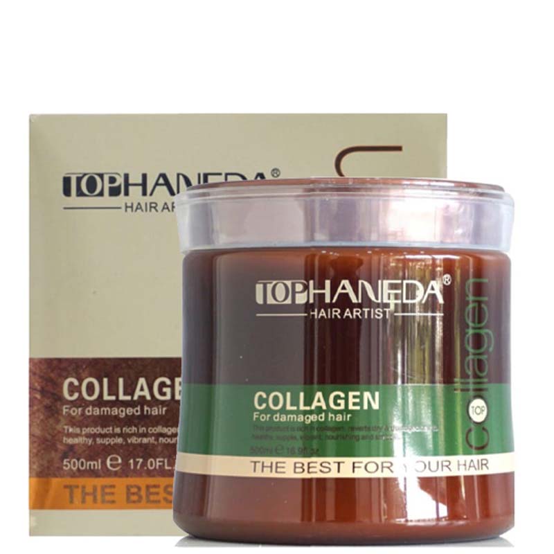 Hấp dầu phục hồi tóc Haneda Collagen 500ml