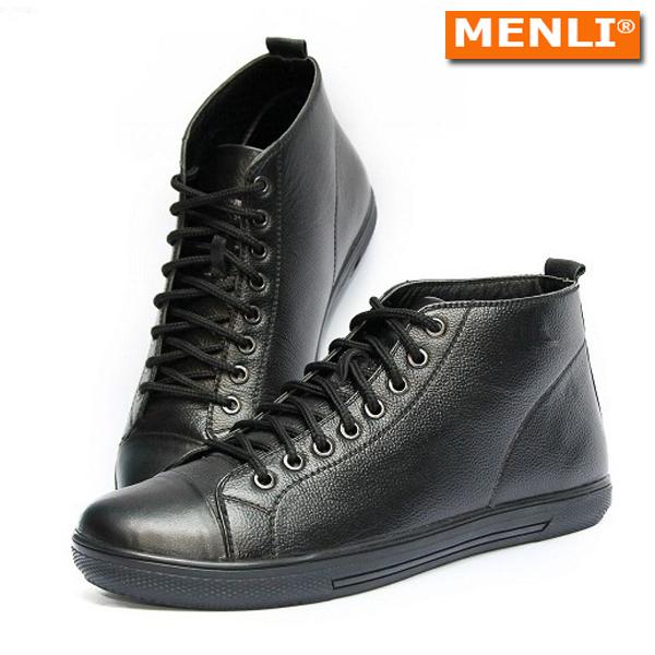 [MIỄN SHIP từ 399] + [CÓ MÃ GIẢM GIÁ]  Giày bốt nam da thật MENLI CCLZ01 tăng chiều cao 5cm