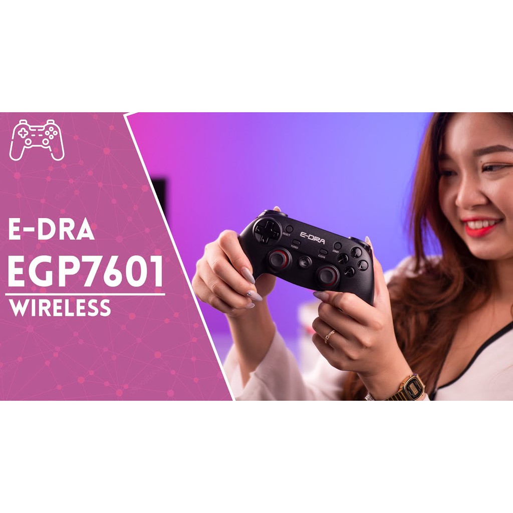 Tay cầm game e-dra egp7601 wireless