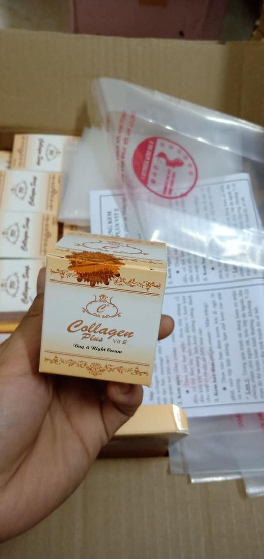 Kem collagen plus vit e dưỡng trắng da mặt